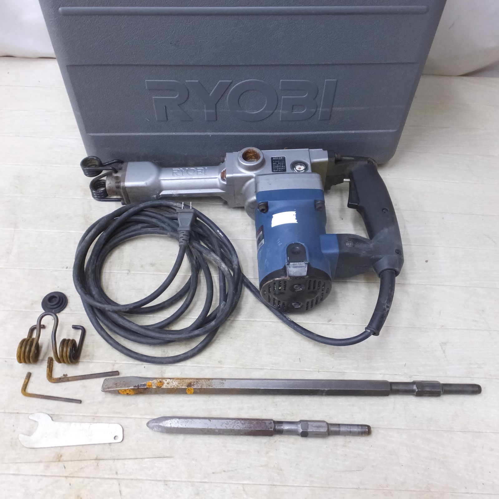 付属品付き☆リョービ ハンマードリル ED-382 100V 電動 工具 コード式 RYOBI ハンマドリル☆ 中古品 リョービ⁄RYOBI ハンマードリル ED-382NPA □送料無料
