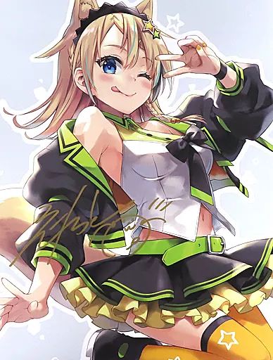 複製原画　えれっと・カグラナナ・なつめえり　自筆サイン入り 複製原画 えれっと・カグラナナ・なつめえり 自筆サイン入り