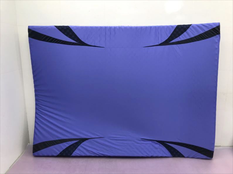 D8415 マットレス ダブル 高反発 眠りを深くする 特殊立体波形凹凸構造 自然な寝姿勢をキープ 通気性 快眠サポート 厚さ8cm 敷き布団 軽量 丸めて保管 エアー AiR ブルー ハード 寝具 西川 HC29701633B