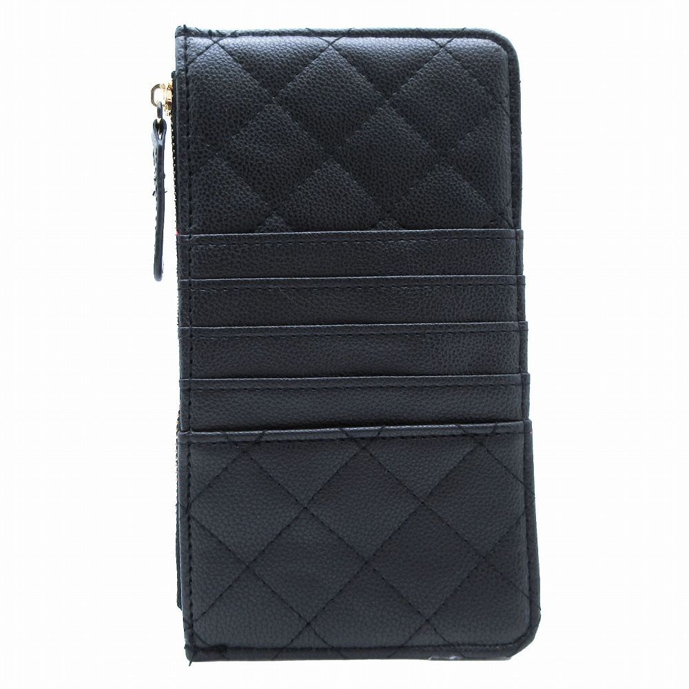 美品 CHANEL シャネル マトラッセ ココマーク スマホケース 財布 
