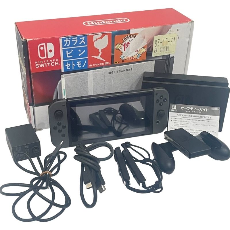 Nintendo Switch 任天堂スイッチ HAD-S-KAAAA グレー ゲーム機 動作確認済み【中古】12501R48