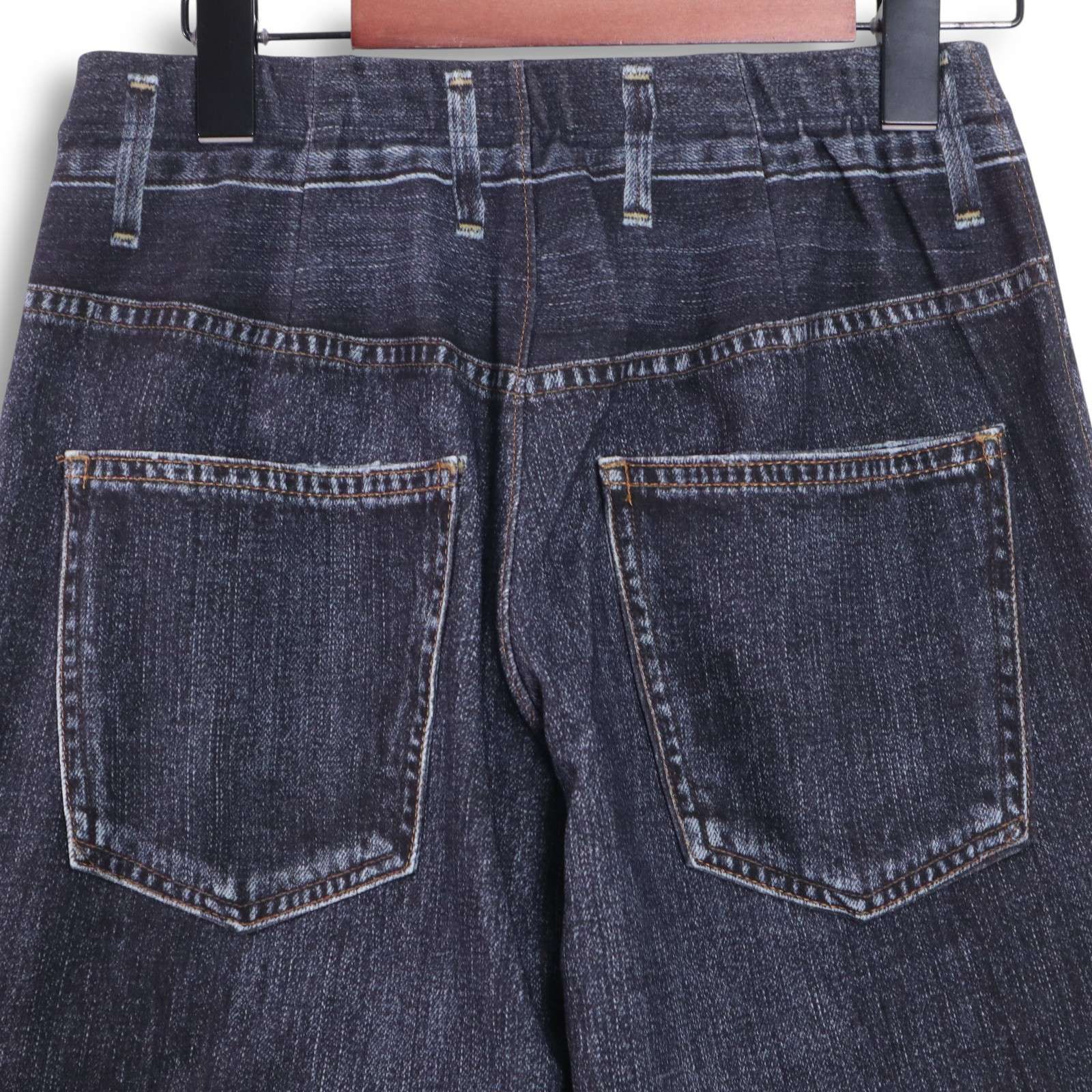 MB LUCAS cachetteストレッチパンツ MBLUCAS Cachette デニムプリントストレッチパンツ ボーイ