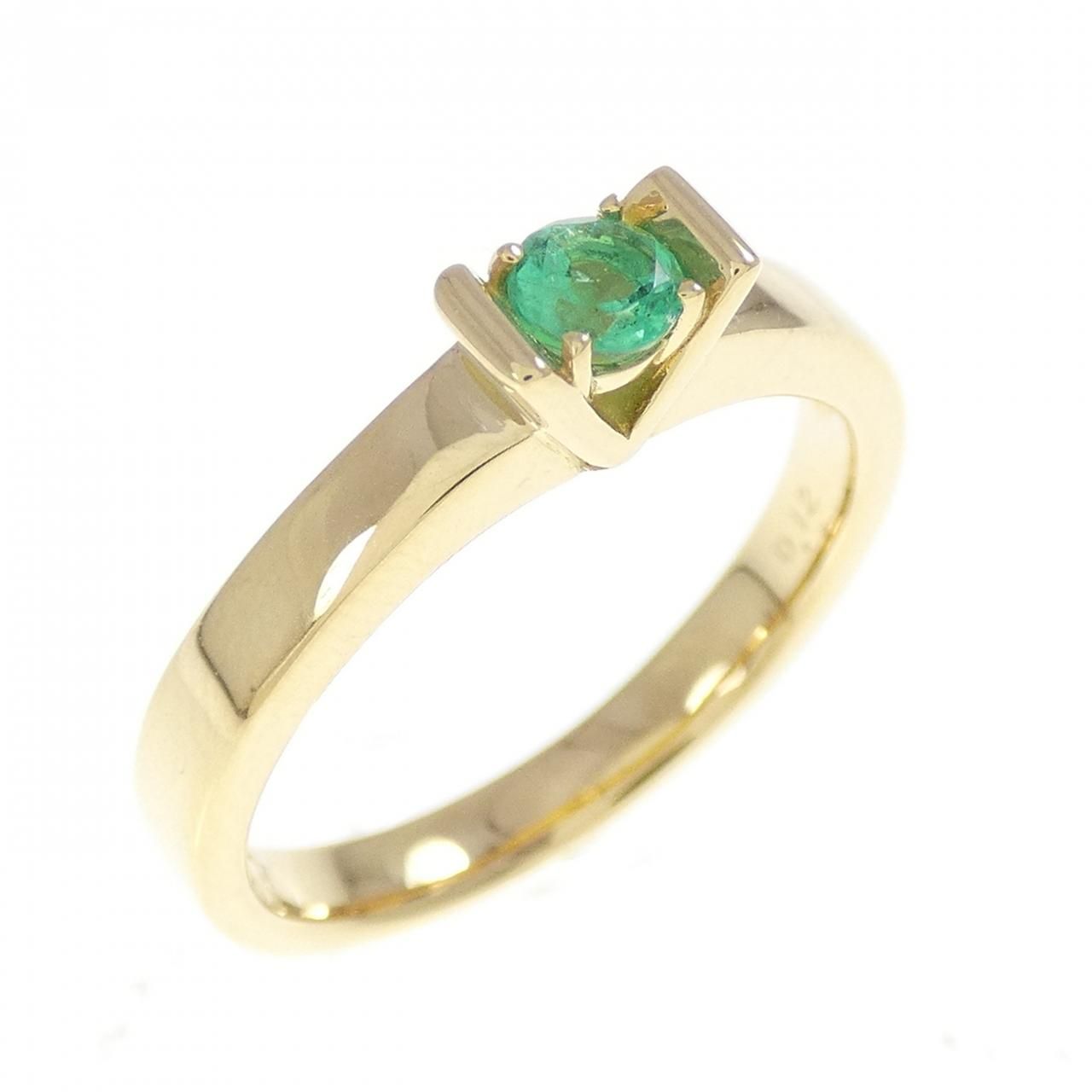 ギンザ タナカ エメラルド リング 0.12CT
