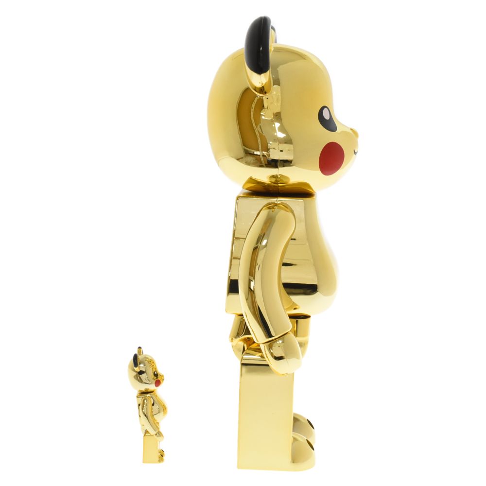 メディコムトイベアブリック100％ 400％ ピカチュウGOLD CHROME MEDICOM TOY (メディコムトイ) BE@RBRICK GOLD CHROME 100%&400