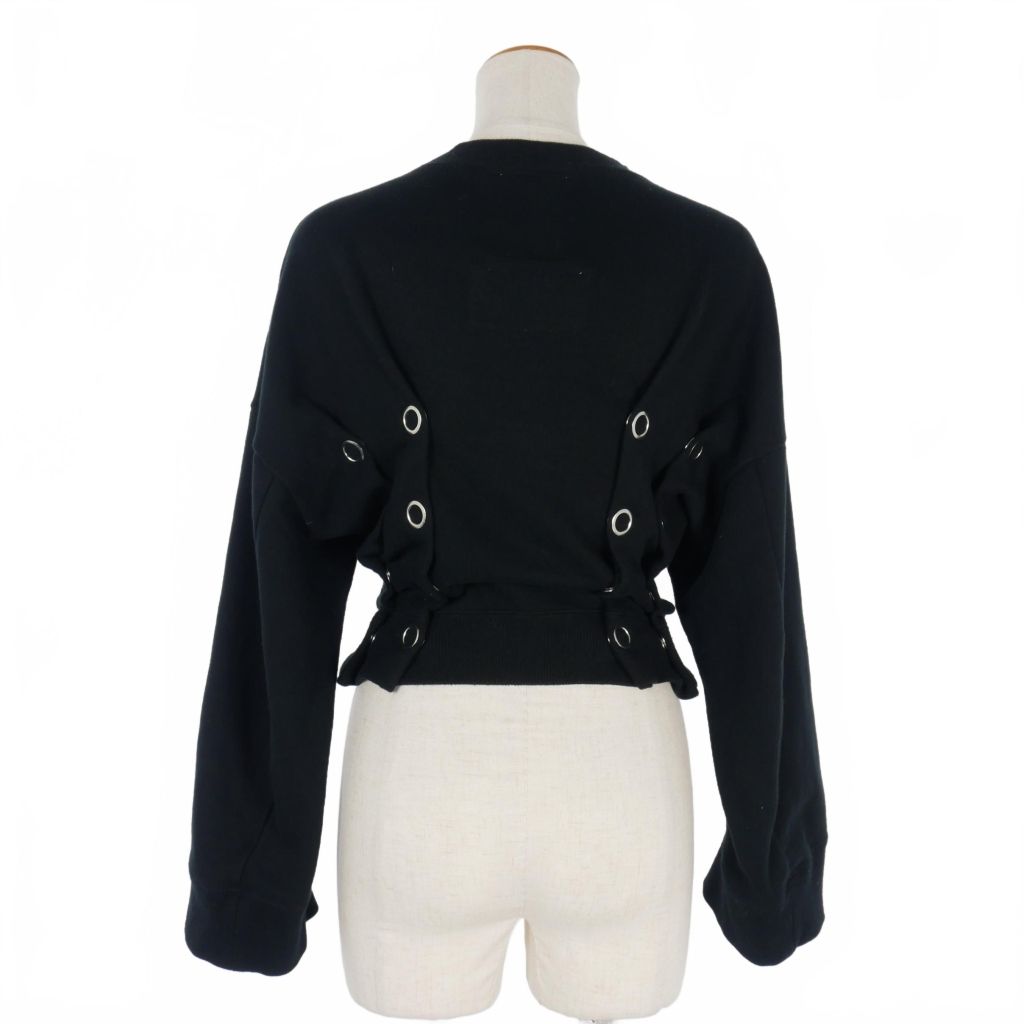 ミハラヤスヒロ MIHARA YASUHIRO クロップドスウェット リベットタック  