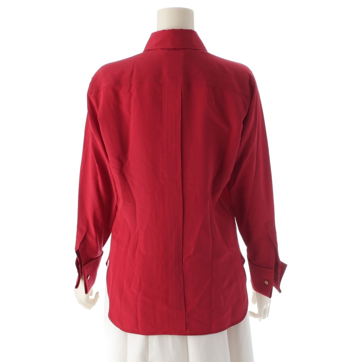 新品 Max Mara 25SS APOLLO ピュアシルク ボウタイ シャツ 新品 Max Mara 25SS APOLLO アポロ ピュアシルク ボウタイ