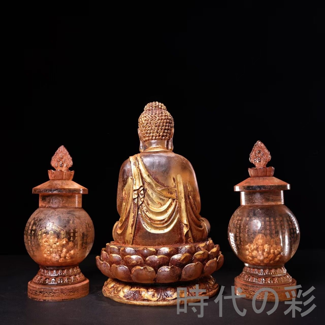 中国古美術 清代 老水晶 彫刻 銘文 描金 釈迦牟尼 仏祖 舎利供蓮花罐 佛教無上金剛舍利入 唐物 古玩 細工 古賞物 置物 時代物 収集 古美味 旧家蔵出 R07100311 WWW_IBETON_RU