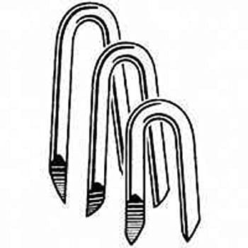 国立ネイル1???1?/ 4in GlvフェンスStaple 1lb 0079077