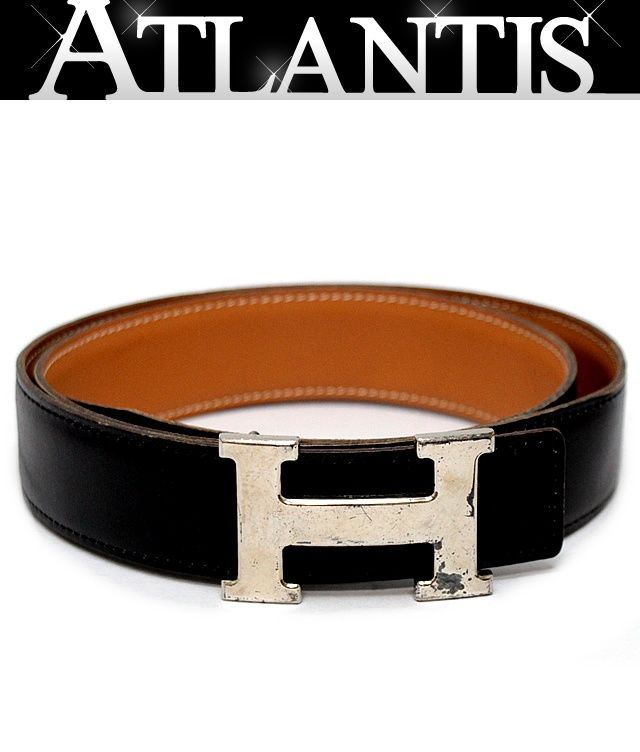 広尾店】エルメス HERMES コンスタンス Hベルト ボックスカーフ