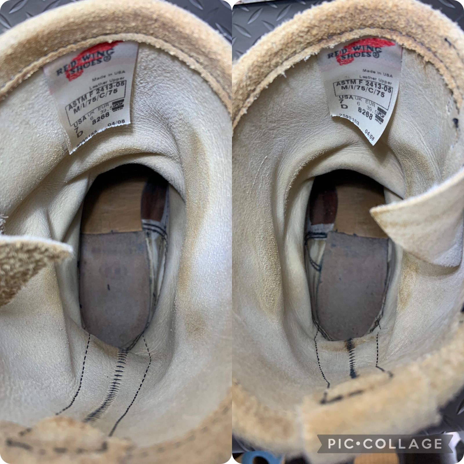 レッドウィング USA エンジニアブーツ 8182 2413-05 8 1/2 9.5D 良品 07年】レッドウィング 8182 ショート エンジニア 黒