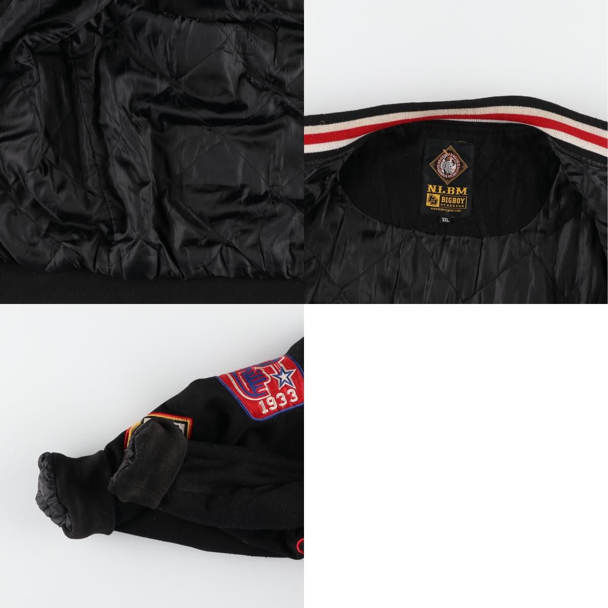 古着 ビッグサイズ 00年代 BIGBOY NEGRO LEAGUES ニグロリーグ バック 