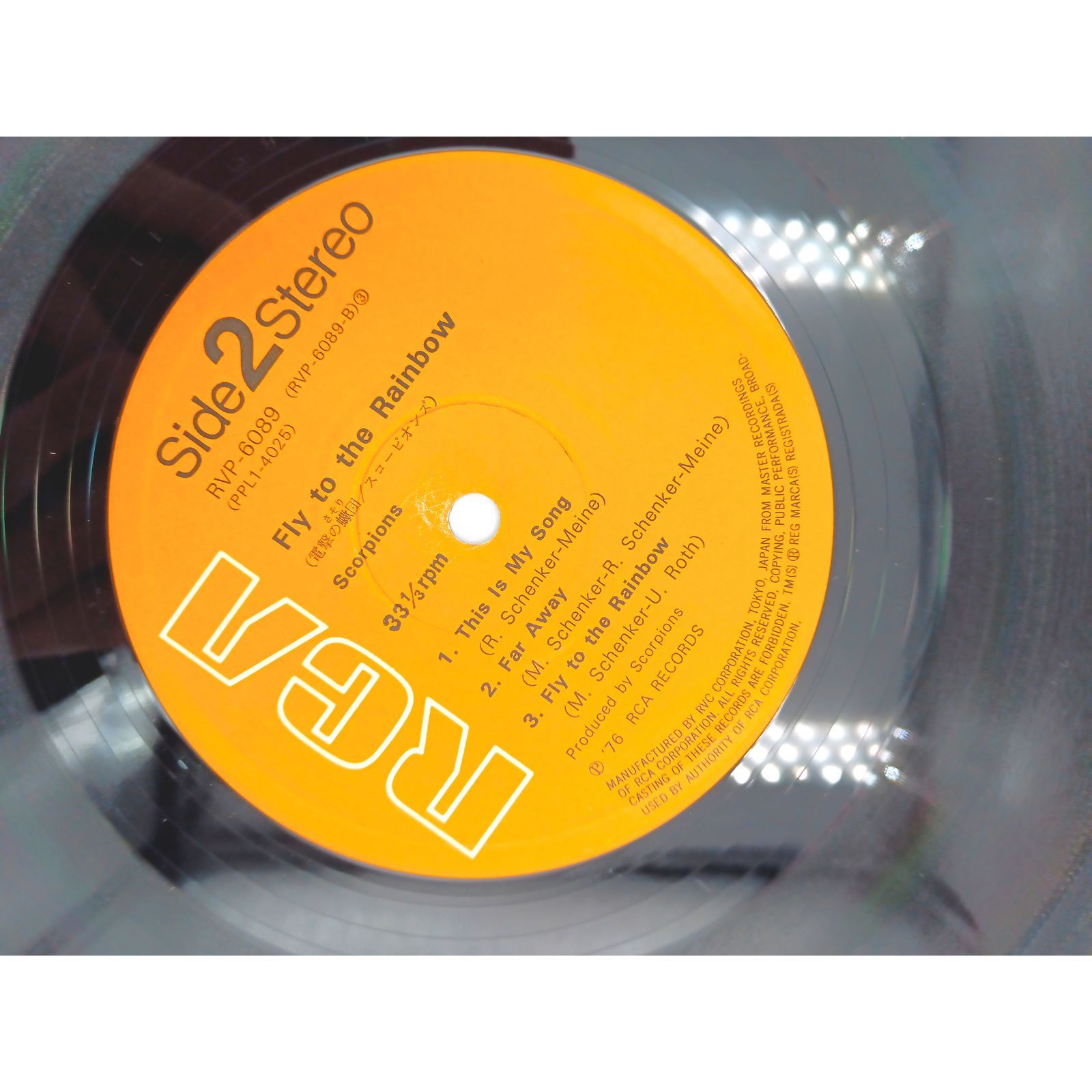 視聴確認済] スコーピオンズ / 電撃の蠍団 - 1976 日本盤 レコード