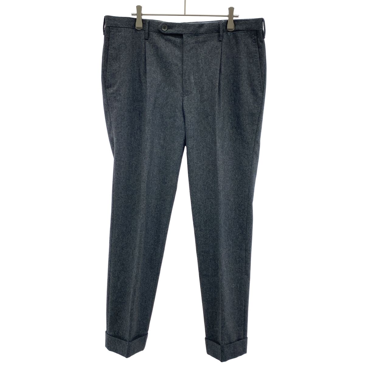 ROTA ロータ 581 フランネル 1プリーツ スラックスパンツ グレー 50