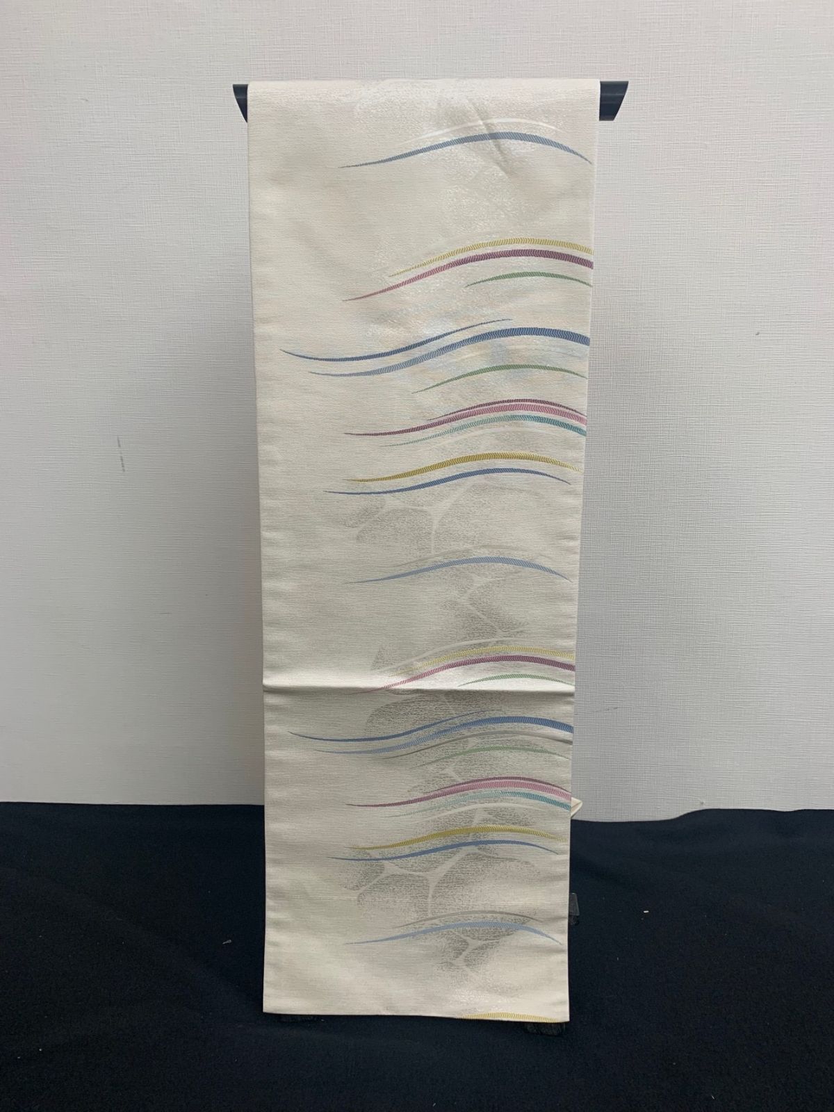 未使用】名古屋帯 帯 着物 白 レディース 未使用品 正絹 名古屋帯 献上