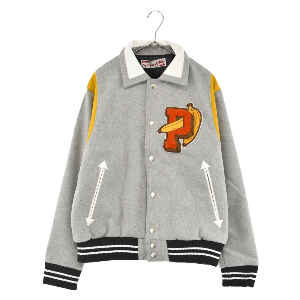 orchard (オーチャード) 22SS P banana varsity jacket バナナ刺繍バーシティジャケット グレー - メルカリ