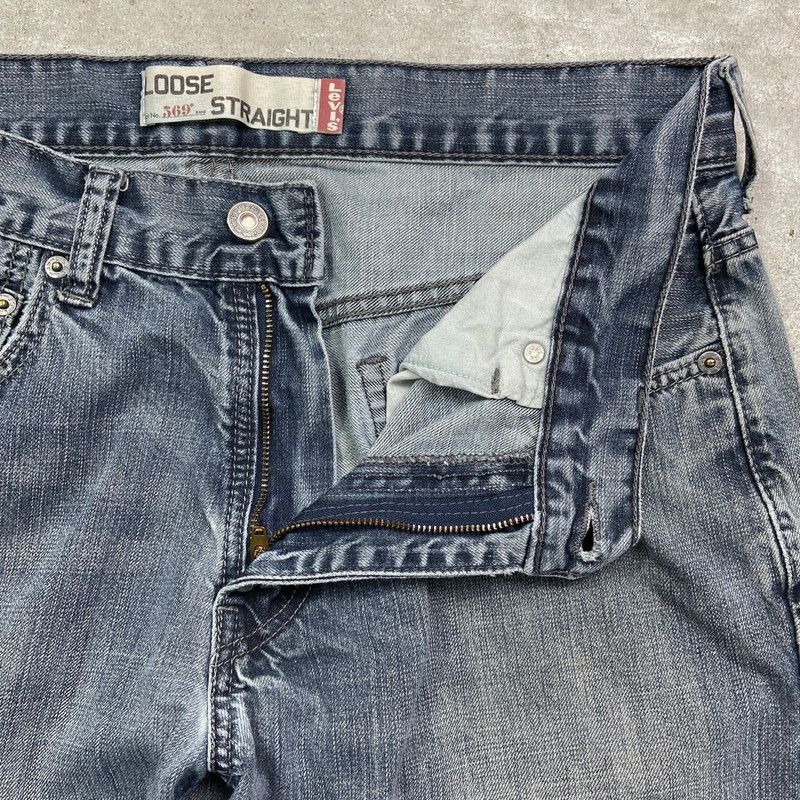 リーバイス569 W33 ワイド バギー 青 古着 00s Y2K 22479 Levi