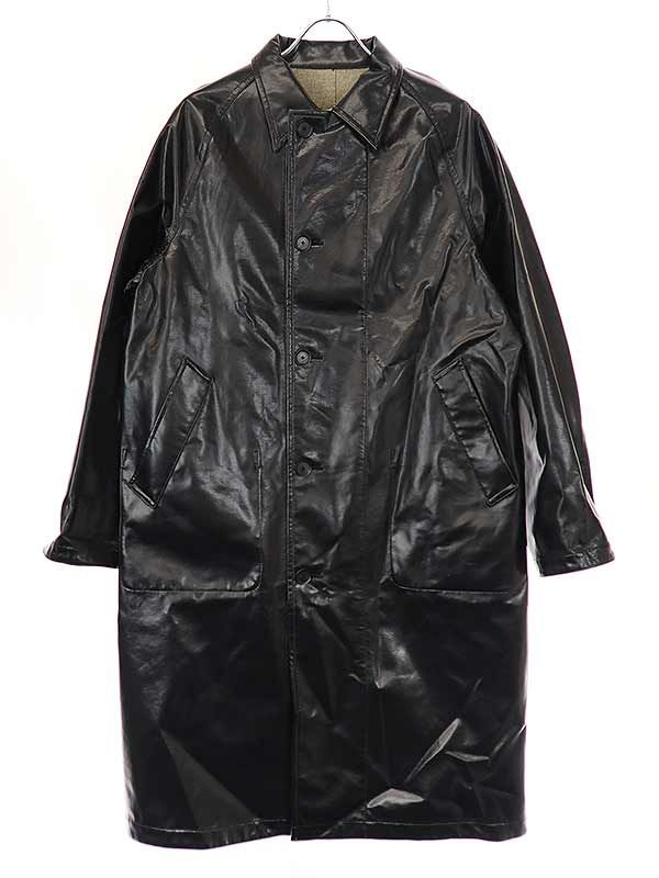 AURALEE オーラリー 20AW WOOL CASHMERE LAMINATE COAT リバーシブル