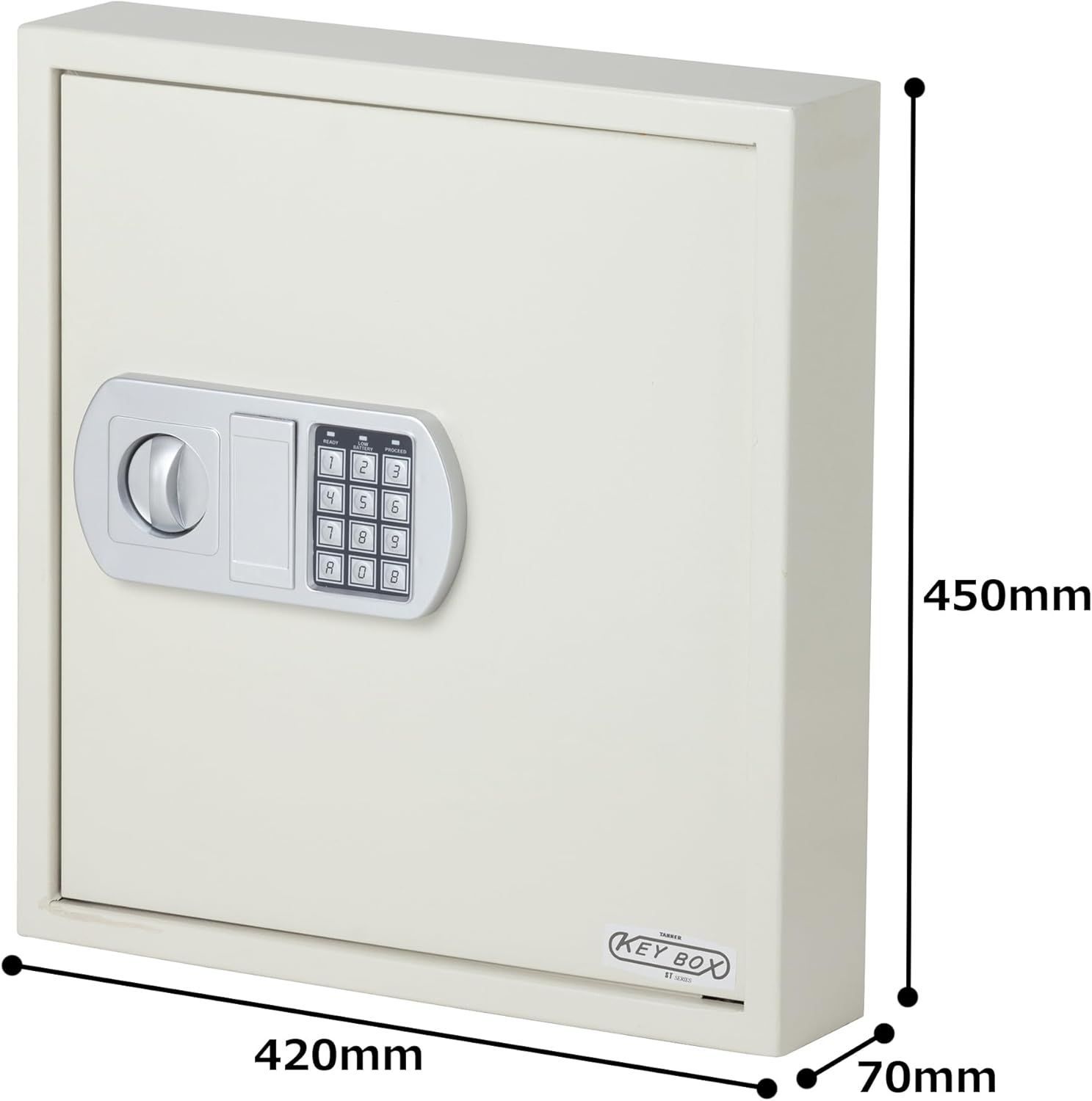 キーボックス 40本用 テンキー式 STD-40 TANNER 田邊金属工業 物件管理 オフィス カギ 鍵 防犯 保管 セキュリティ キーキャビネット