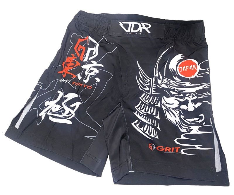 GRIT×LUTADOR  BK  キックパンツ サテン生地 GRIT×LUTADOR BK キックパンツ サテン生地