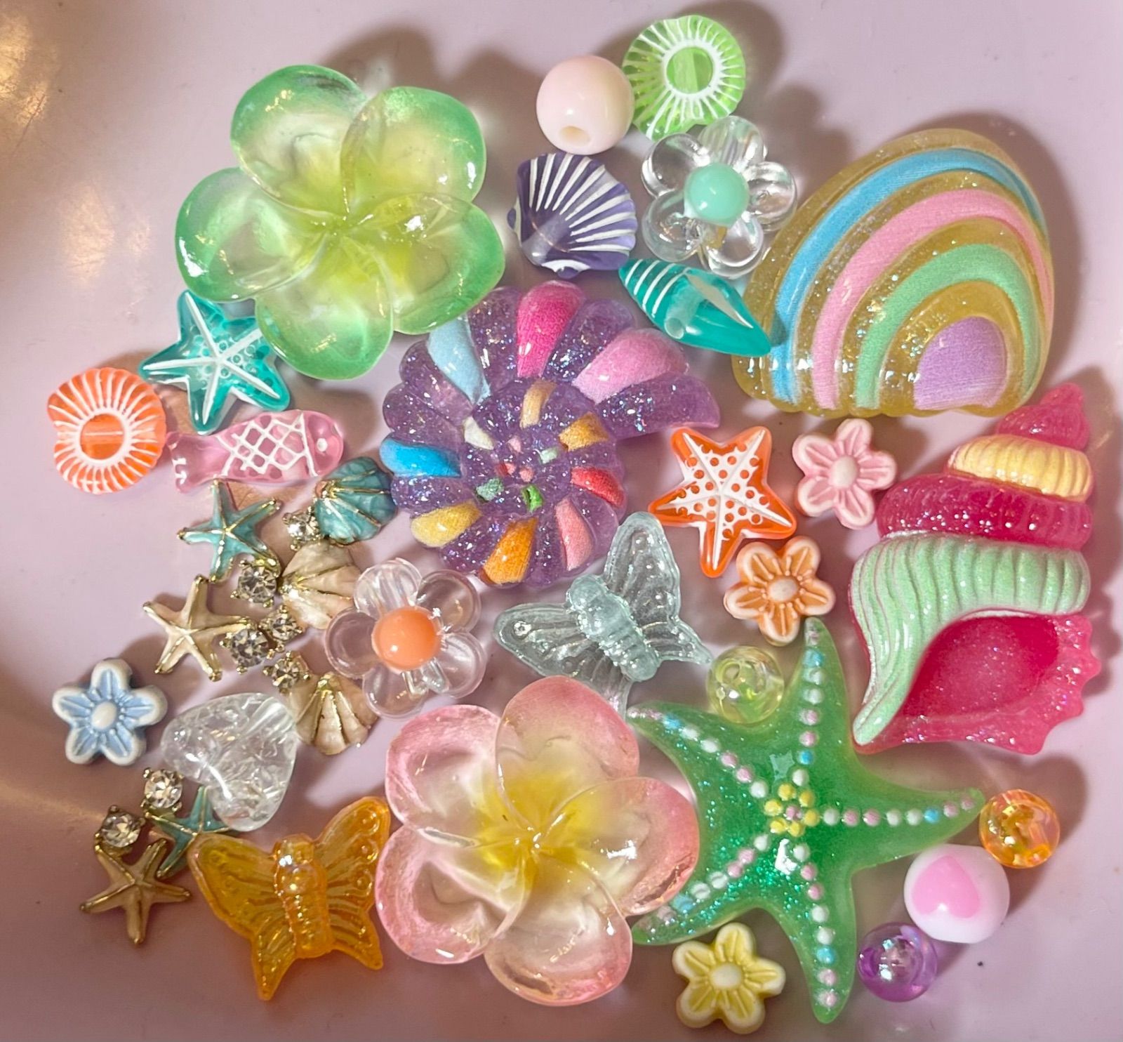 デコパーツまとめ売り デコパーツ まとめ売り 200個以上 デコパーツ お得アソート325 まとめ売り