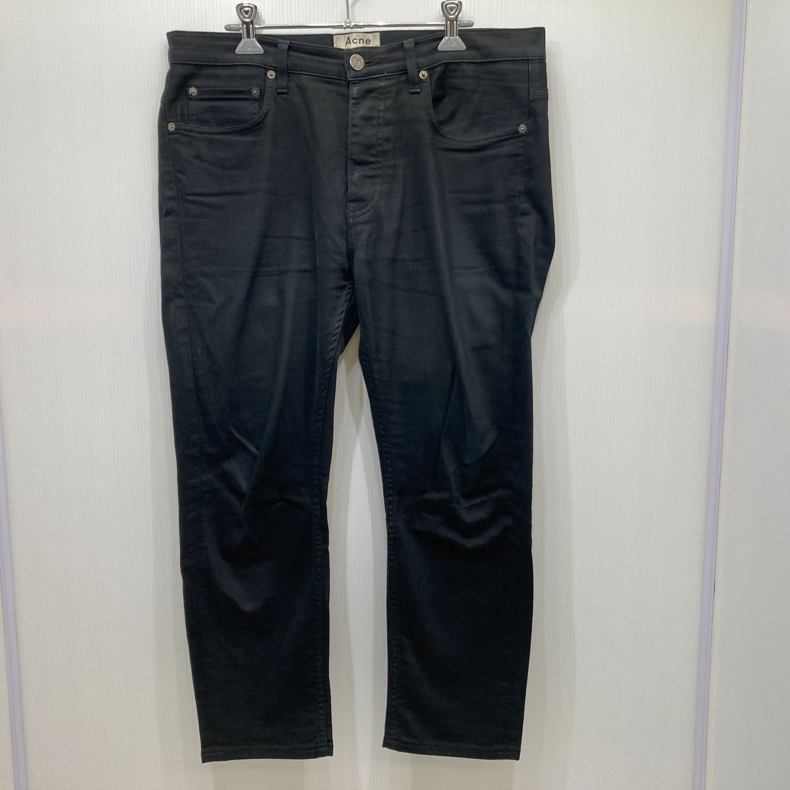Acne Studios TOWN STAY CASH 九分丈テーパードデニム 33/32 ブラック 