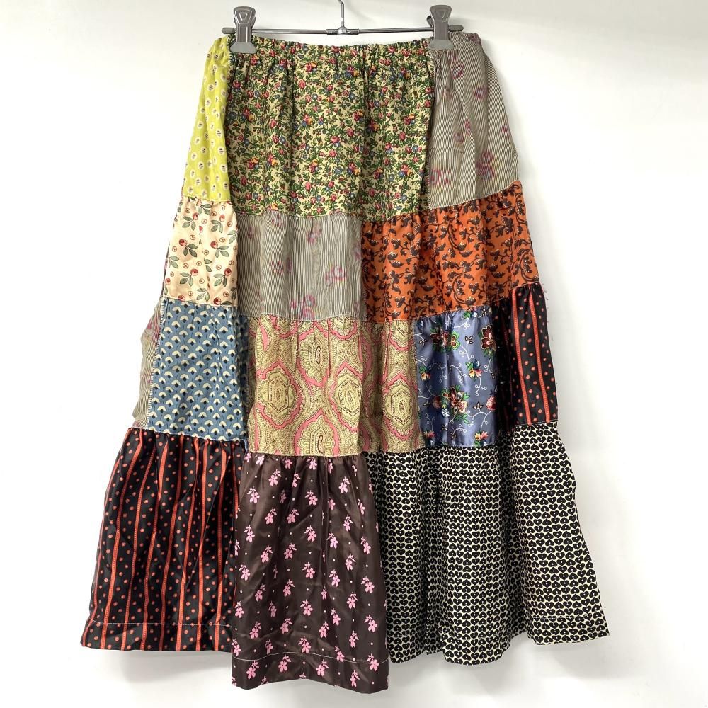古着 コムデギャルソン パッチワークスカート tricot ギャルソン