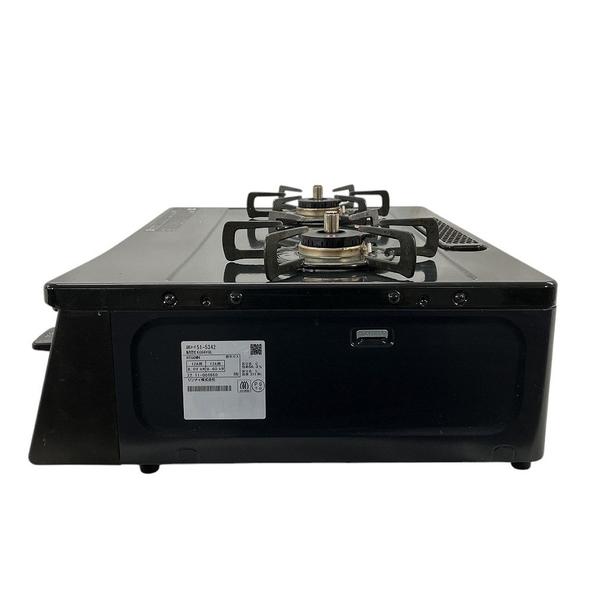 新品未開封 リンナイ グリル付きガステーブル KG66VGL