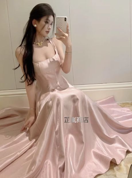 タキシードパーティドレスロングドレス発表会ドレスノースリーブAラインロングドレス二次ドレス招待ドレスドレスドレスドレスドレスドレス