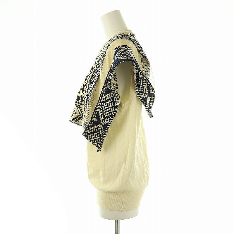 TOGA PULLA Jacquard knit top 22ss トーガ TOGA PULLA Jacquard knit top 22ss トーガ