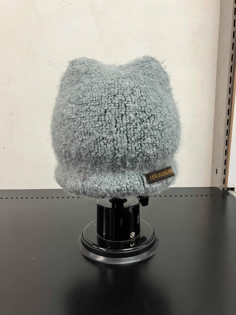 isa boulder イサ・ボールダー ニット帽 サイズ不明 収納袋付き グレー