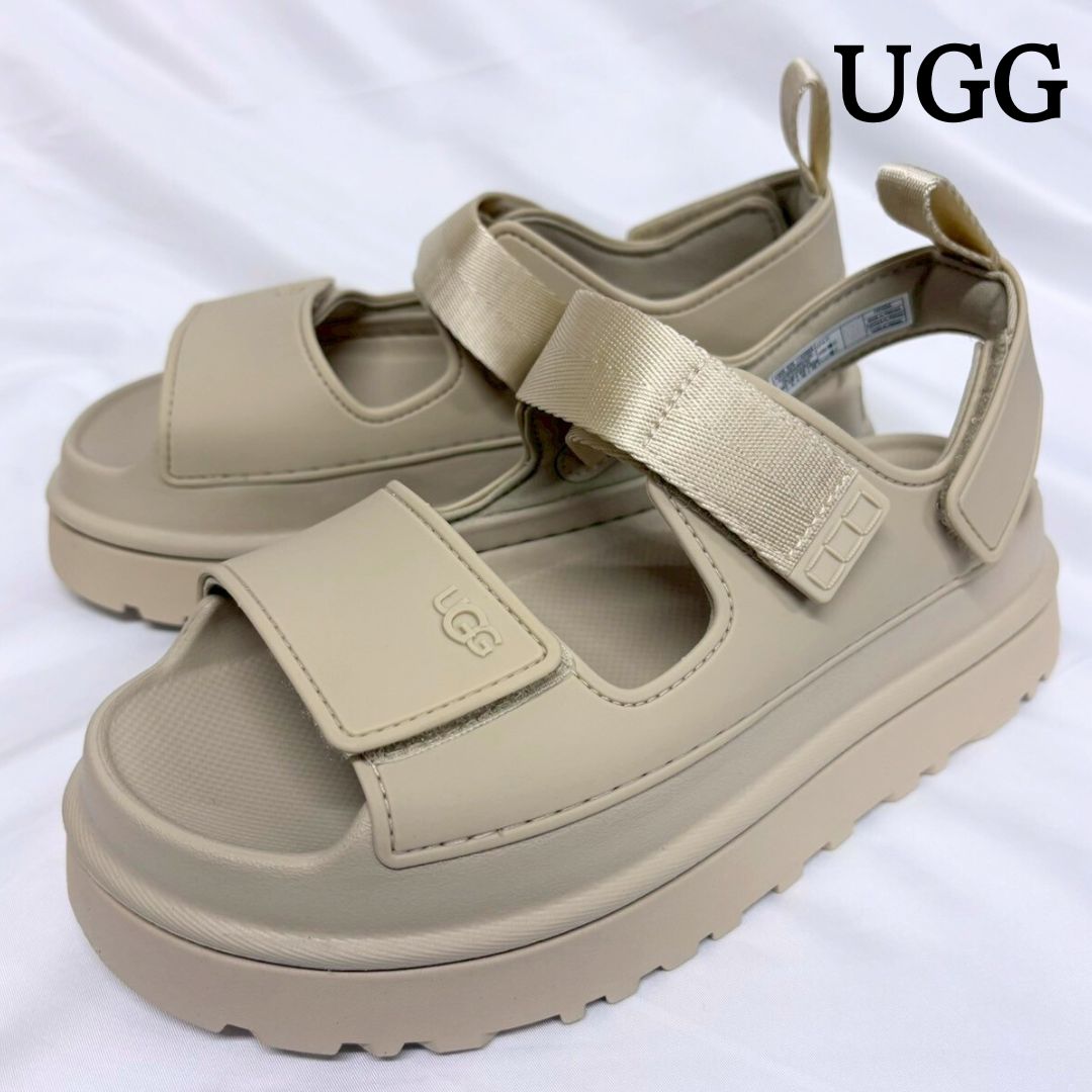 25SS UGG アグ W GOLDENGLOW レディース 厚底 オフホワイト 1152685 SSAL UK8 25cm