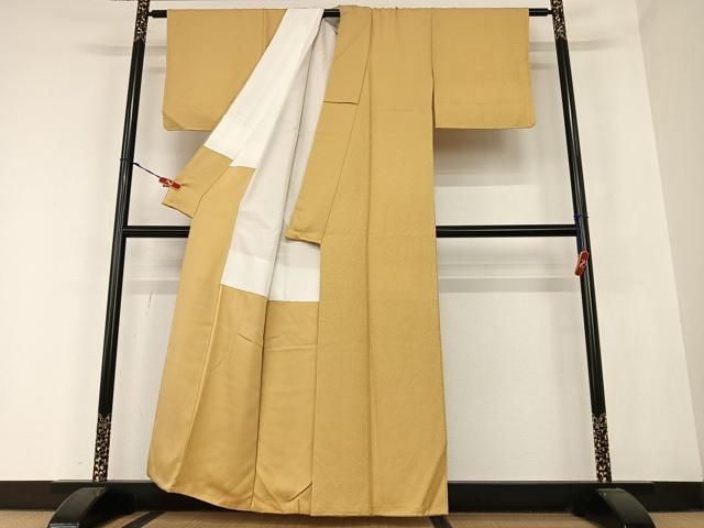 黄朽葉色 正絹