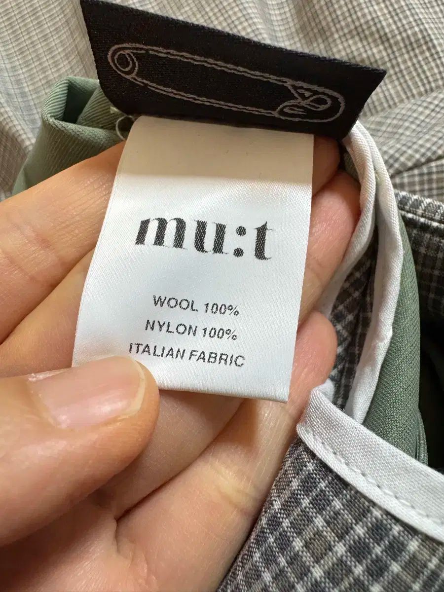 ミュートオフィス ITALIAN Waterproof fabric スカート GULLKHAN_COM