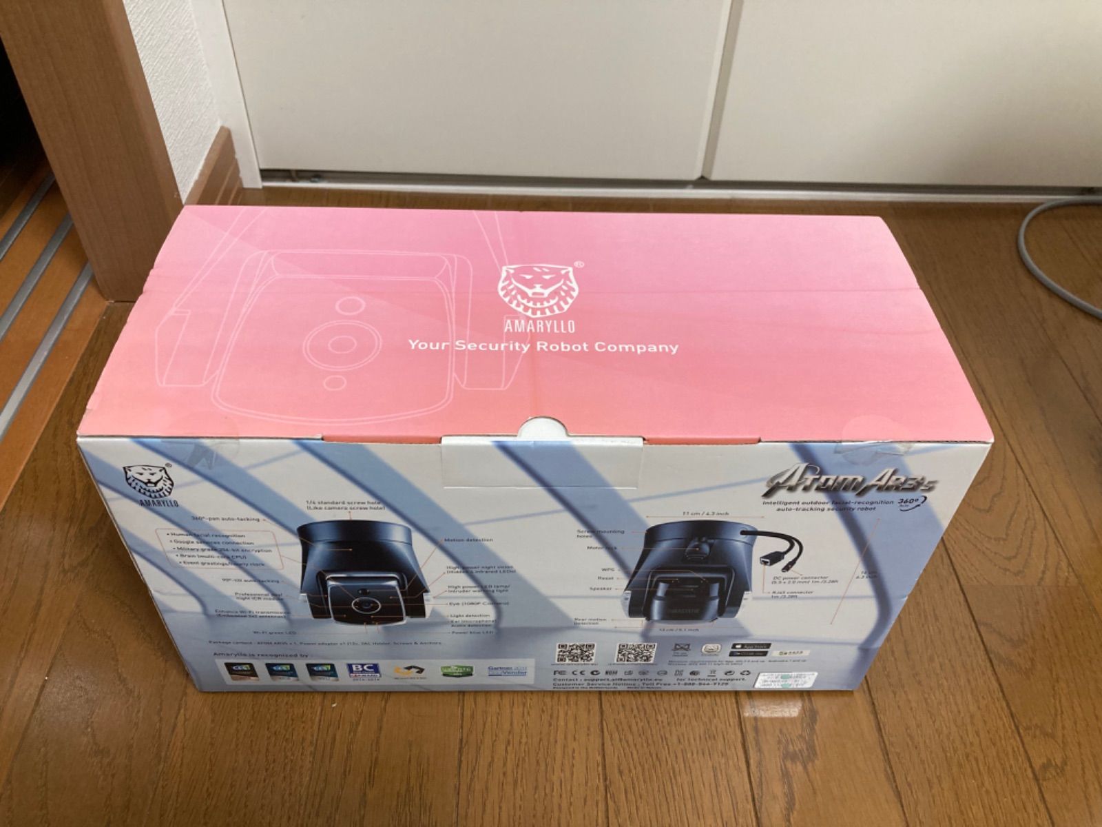 AMARYLLO ATOM AR3s 屋外用自動追跡防犯カメラ 【公式通販】
