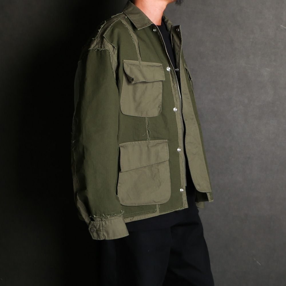 FACETASM/ファセッタズム】LAYERD MILITARY JACKET / ミリタリー