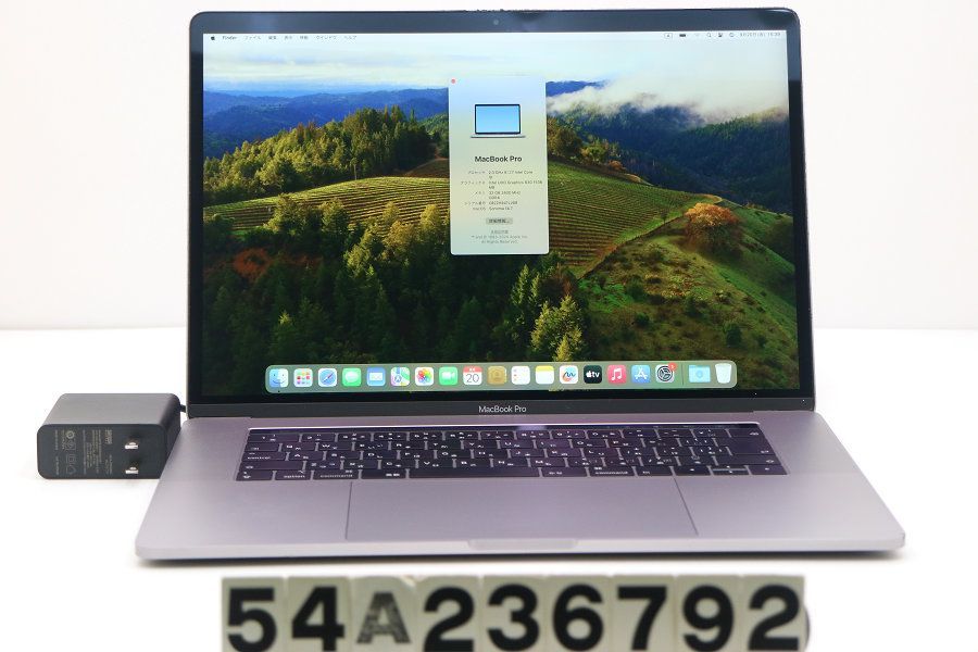 Apple MacBook Pro A1990 2019 スペースグレイ Core i9 9880H/32GB/2TB(SSD)/15.4W/QWXGA+(2880x1800)/Radeon Pro 560X 【54A236792】