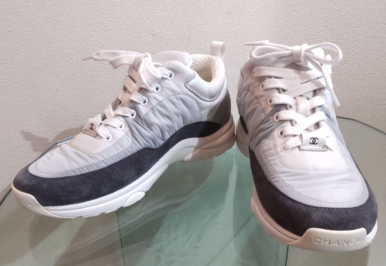 【良品】シャネル CHANEL スニーカー ココマーク ♯38 24.5㎝ CHANEL（シャネル） スニーカー ココマーク G39982 Y56536 K5850 38