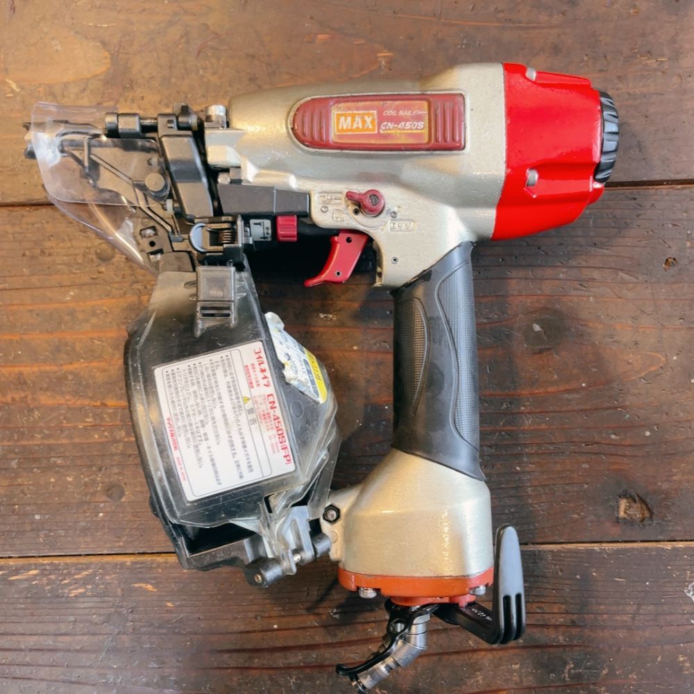 7日保証・整備済】消耗部品多数交換♪MAX マックス CN-450S 常圧 7日保証・整備済】消耗部品多数交換♪MAX マックス CN-450S 常圧