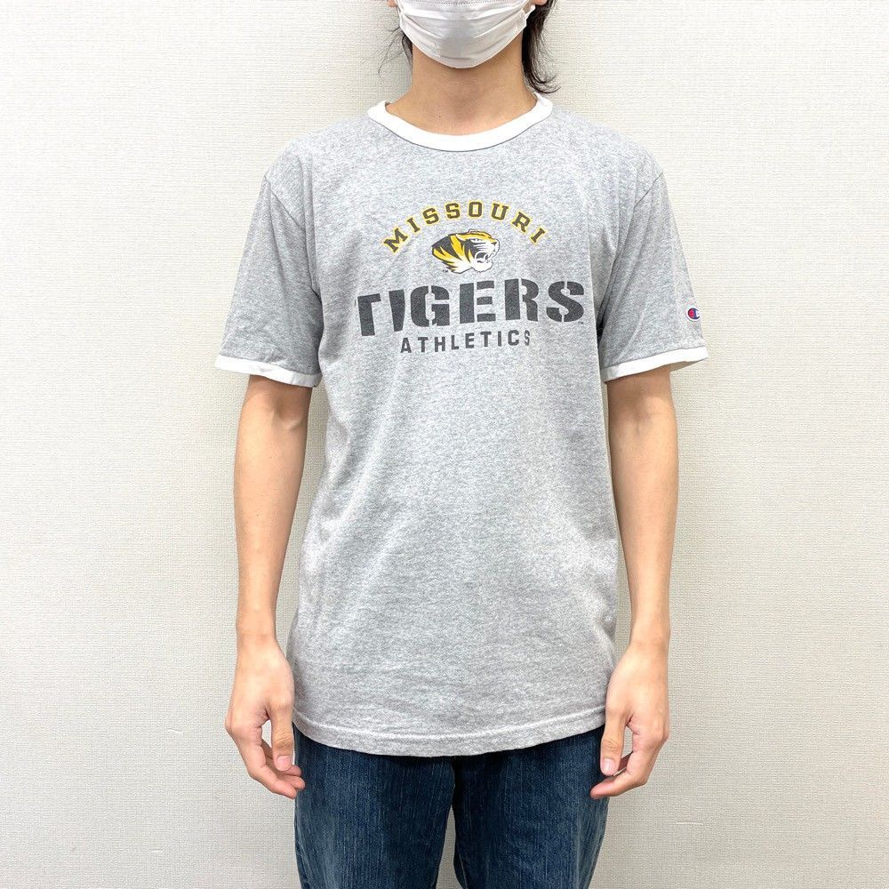 チャンピオン Champion NCAA ミズーリ タイガース リンガー Tシャツ