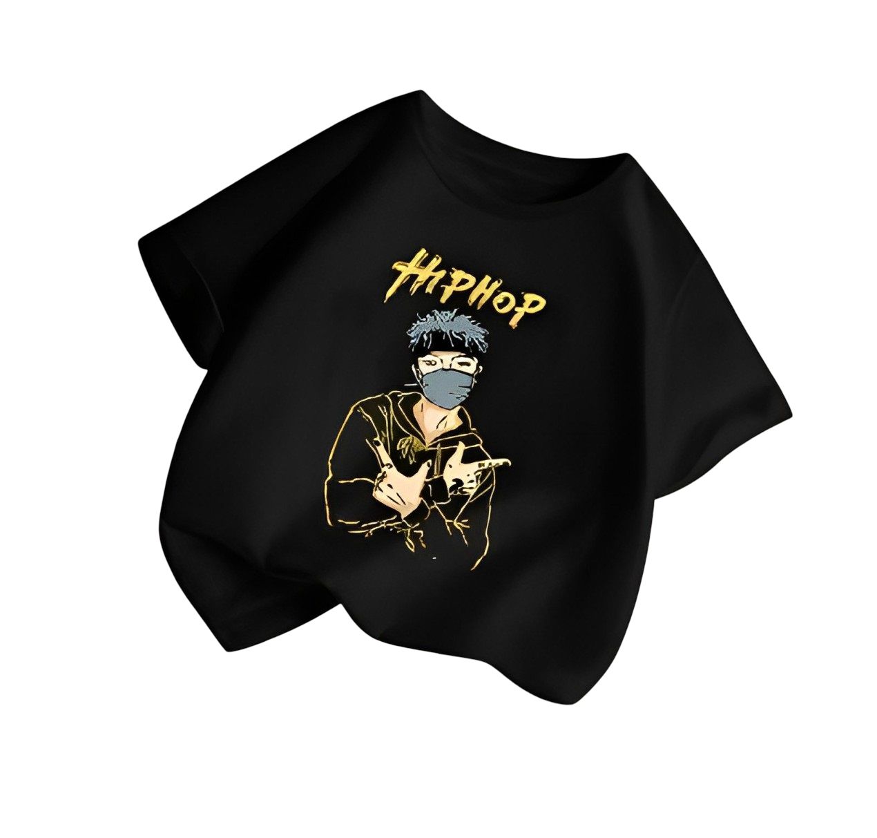 ✨新品✨アニメキャラクター プリント Tシャツ 3色（黒・黄・緑