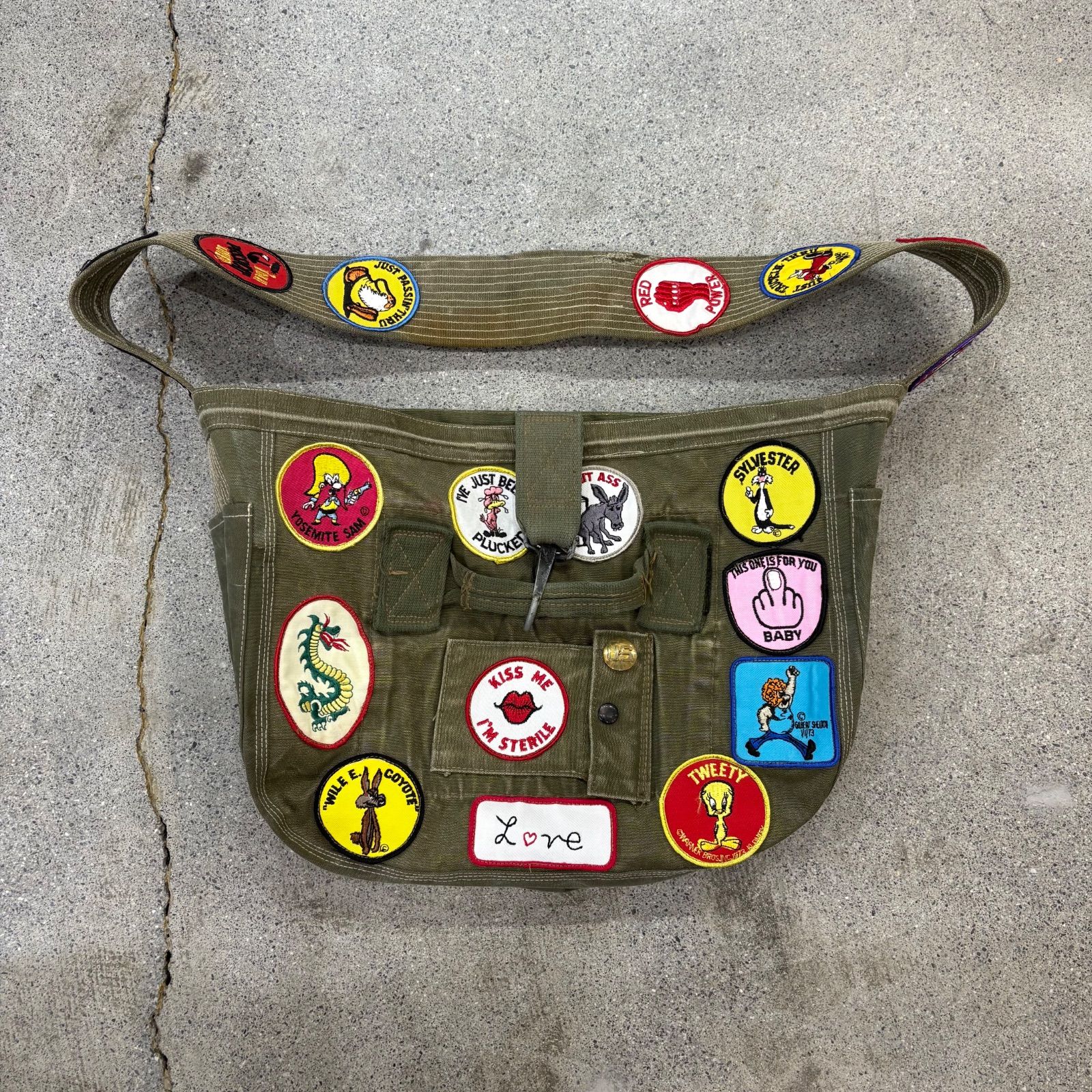 Kitzfitz handmade in LA】Around 50s Shoulder Bag 