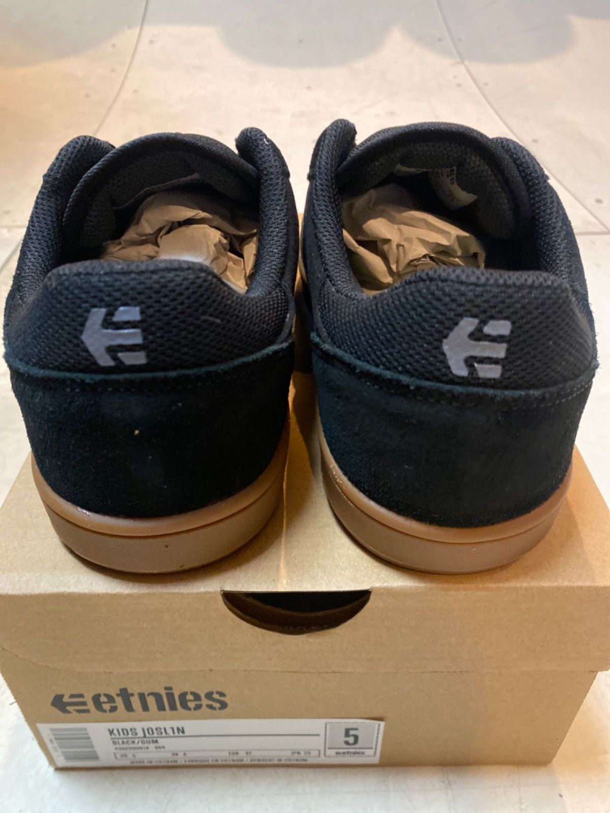 etnies】KIDS JOSL1N BLACK/GUM 23cm エトニーズ スニーカー