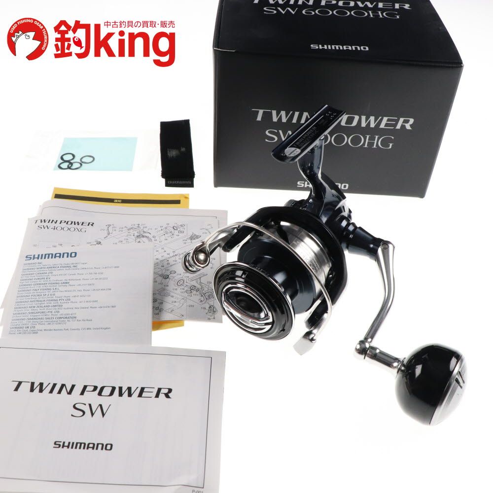 シマノ 21 ツインパワーSW 6000HG /V034M 美品 ヒラマサ ジギング ブリ 