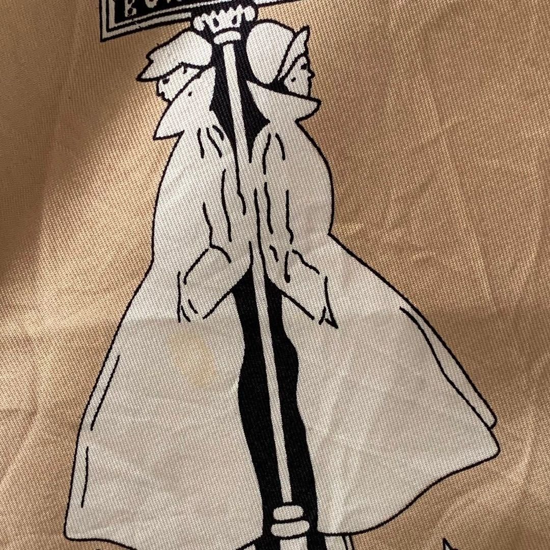 BURBERRY バーバリー スカーフ 大判 ベージュ ブラウン レッド