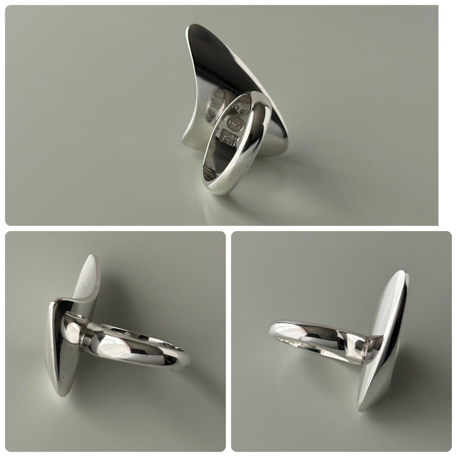 GEORG JENSEN ジョージジェンセン 120 オーバル カフス