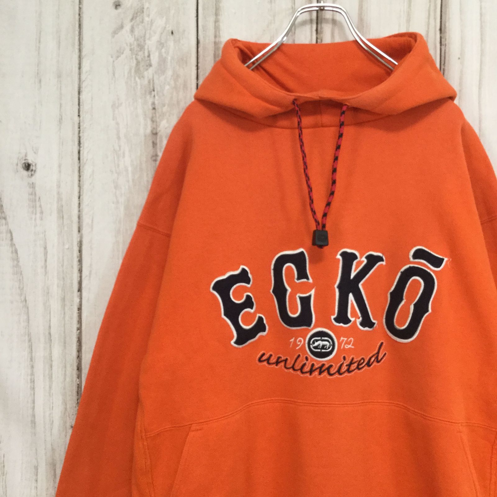 限定販売 Ecko unltd エコーアンリミテッド ジップ パーカー 赤 M 