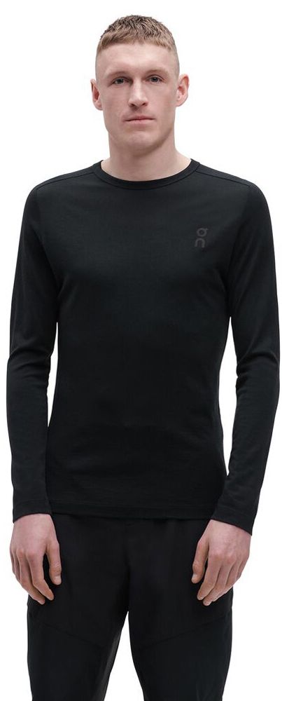 オン On メリノロング-T メンズ ブラック Merino Long-T Black Tシャツ 長袖 レース ランニング ハイキング トレーニング フィットネス 男性 19300738 BLACK