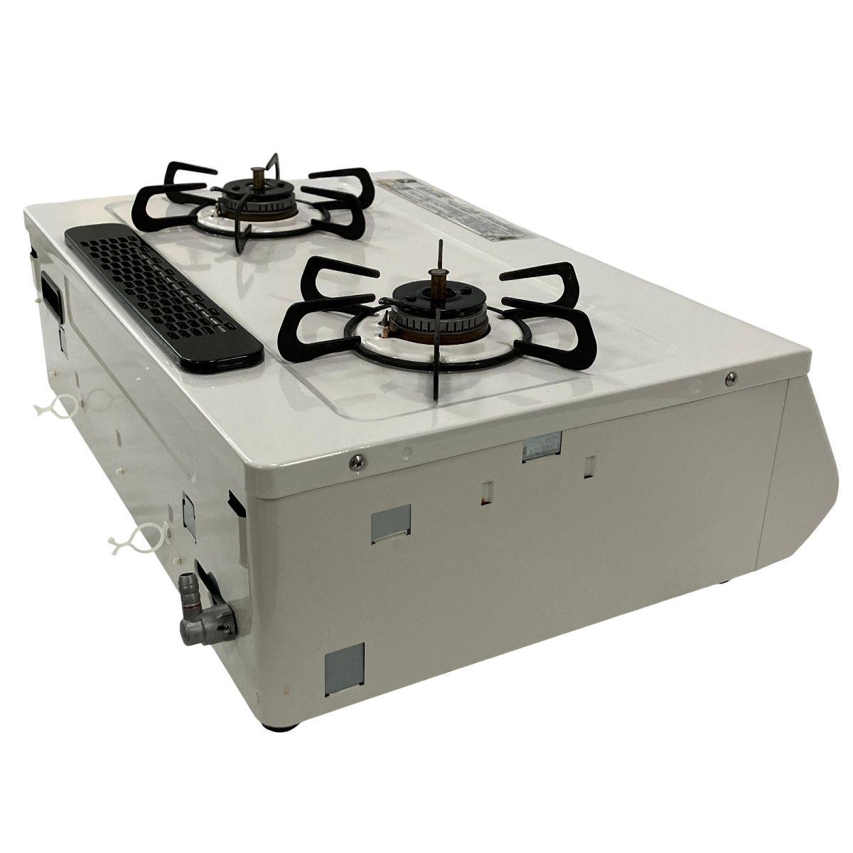 【美品】パロマ製ガスコンロIC-365WHA-L（都市ガス用） パロマ Paloma IC-365WHA-L ガステーブル 2015年製 LPガス 2口コンロ