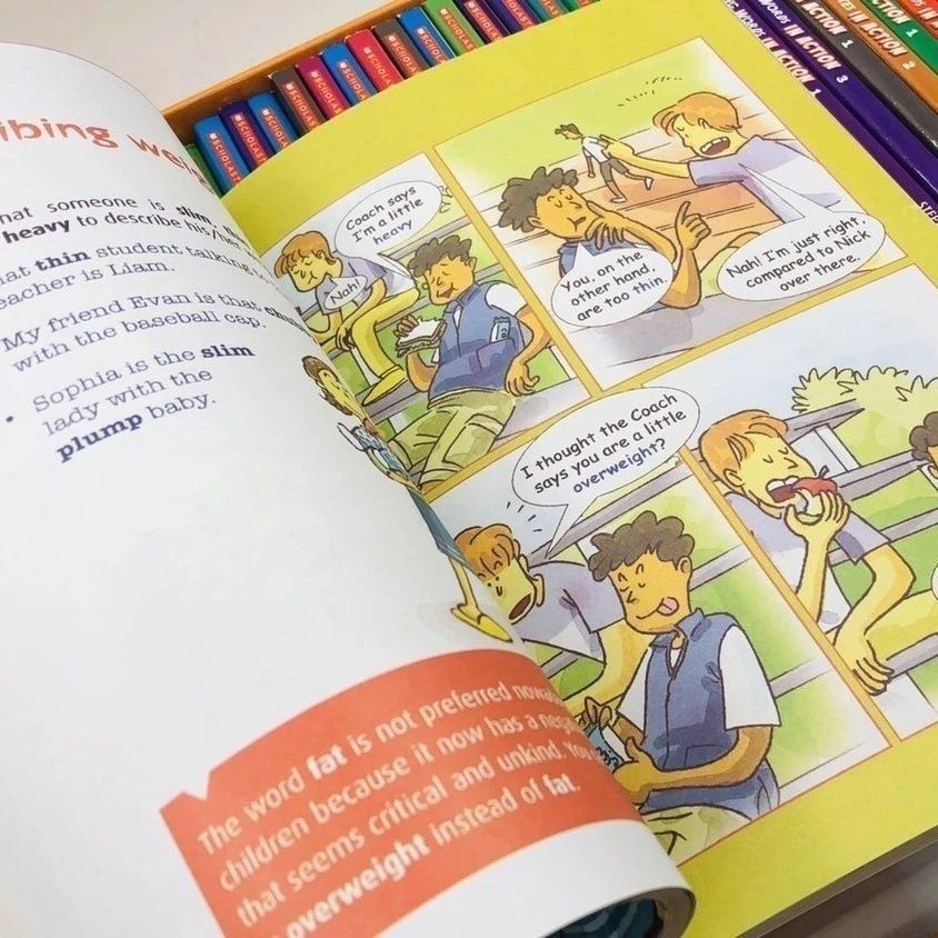 Scholastic In Action Words/Idioms 45册 音源付き マイヤーペン