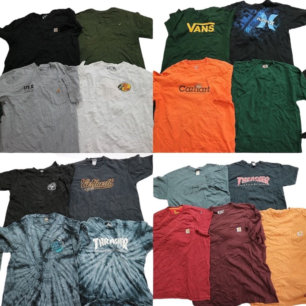 古着卸 まとめ売り ブランドMIX 半袖Tシャツ 17枚セット (メンズ L /XL ) カーハート ディッキーズ MS4940